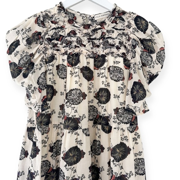 Ulla Johnson • Cassian Floral Cotton-Blend Midi Dress NWOT - Picture 3 of 15